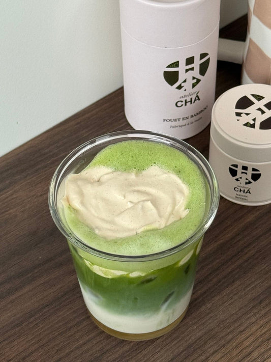 LE MATCHA LATTE AU PEANUT BUTTER