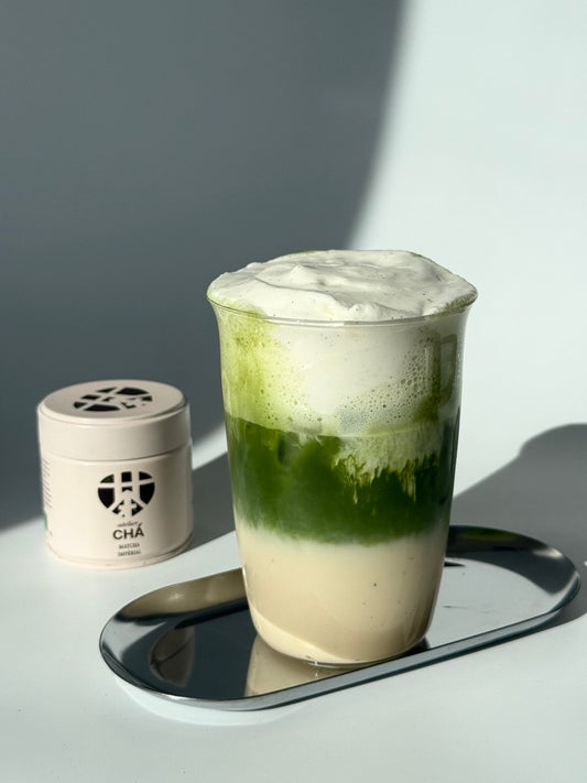Matcha latte à la vanille 